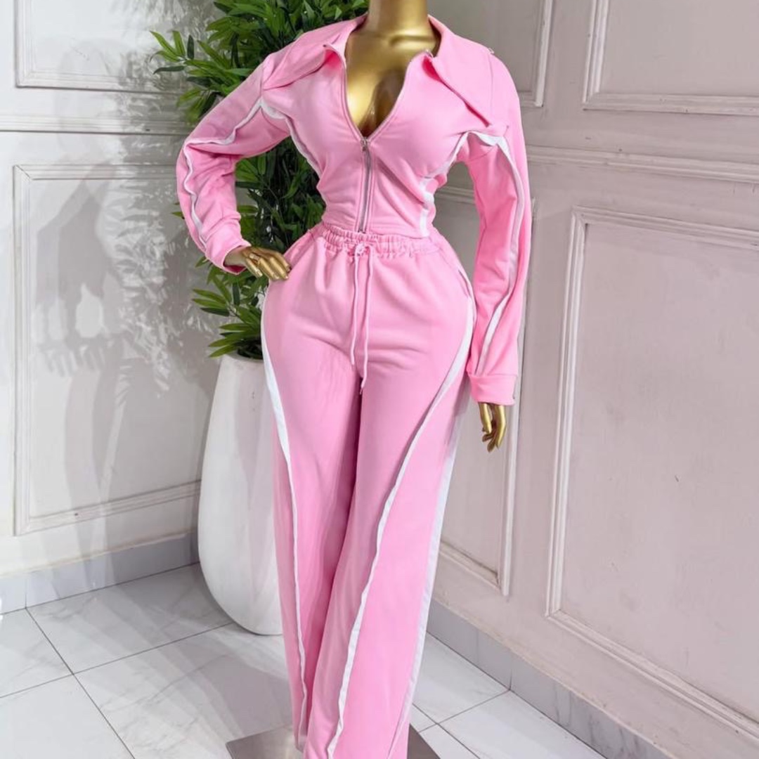 Slaying crop jacket tracksuit 😭🔥